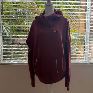 Aviator Nation Burgundy Hoodie